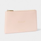 Photograph: Katie Loxton 'Bridesmaid' Light Pink Sentiment Pouch