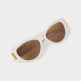 Photograph: Katie Loxton Lunettes de soleil ovales Rimini Off White