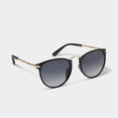 Photograph: Katie Loxton Lunettes de soleil Santorini Black Wide Cat Eye