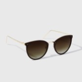 Photograph: Katie Loxton Lunettes de soleil Santorini Cocoa Wide Cat Eye