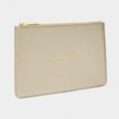 Photograph: Katie Loxton 'Mother of the Bride' Metallic Gold Sentiment Pouch