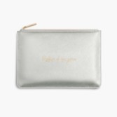 Photograph: Katie Loxton 'Mother of the Groom' Metallic Silver Perfect Pouch