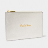 Photograph: Katie Loxton pochette parfaite en argent 'Maid of Honour' (demoiselle d'honneur)