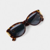 Photograph: Katie Loxton Rimini Tortoiseshell Oval Sunglasses