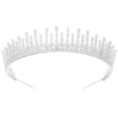 Photograph: Millennium Cubic Zirconia Crystal Wedding Tiara