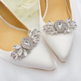 Photograph: Mirage Vintage Inspired Crystal Embellished Shoe Clips