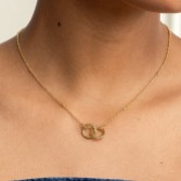 Photograph: Olivia Burton Amity Interlock Gold Plated Necklace