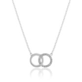 Photograph: Olivia Burton Bejeweled Silver Interlink Necklace