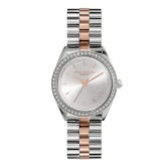 Photograph: Olivia Burton Bejewelled 34mm Silver and Two Tone Bracelet Watch