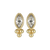 Photograph: Olivia Burton Boucles d'oreilles délicates en cristal plaqué or