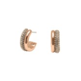 Photograph: Olivia Burton Boucles d'oreilles or rose ornées de cristaux