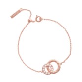 Fotografia: Olivia Burton Bracciale a catena con perle in oro rosa