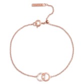 Fotografia: Olivia Burton Bracciale a catena intrecciata in oro rosa ingioiellato