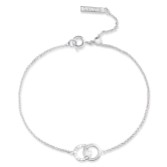 Photograph: Olivia Burton Bracelet de chaîne à maillons en argent orné de perles