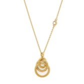 Photograph: Olivia Burton Collier à pendentifs en plaqué or Encircle