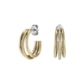 Photograph: Olivia Burton Ever Stacked Claw Gold Plated Hoop Earrings