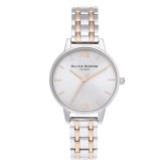 Photograph: Olivia Burton Montre bracelet classique 30 mm en argent et or rose