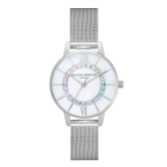 Photograph: Olivia Burton Montre Wonderland 30 mm en maille blanche et argentée