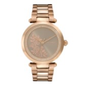 Fotografia: Olivia Burton Orologio floreale con bracciale in oro rosa da 34 mm e dettagli in cristallo