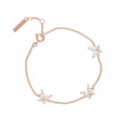 Photograph: Olivia Burton Rose Gold Sparkly Butterfly Chain Bracelet