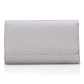 Photograph: Perfect Bridal Evie Silver Shimmer Clutch Bag