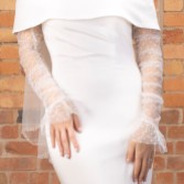 Photograph: Perfect Bridal Ivory Polka Dot Wedding Dress Sleeves