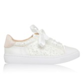 Photograph: Perfect Bridal Nikki Ivory Sparkly Sequin Embellished Wedding Sneakers