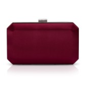 Photograph: Perfect Bridal Pochette en satin Ebony Berry