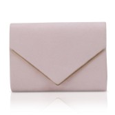 Photograph: Perfect Bridal Pochette enveloppante en daim Bea Blush