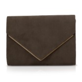 Photograph: Perfect Bridal Pochette enveloppante en daim vert olive Bea