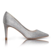 Photograph: Perfect Bridal Stara Silver Crystal Embellished Pointed Courts