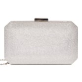 Fotografia: Pochette Paradox London Dulcie Silver Glitter Box