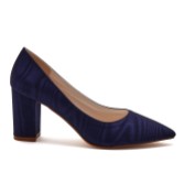 Fotografia: Rainbow Club Maeve - Scarpe da tribunale con tacco a blocco Moiré, color navy