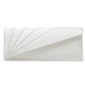 Fotografia: Rainbow Club Pochette da sposa Tess in raso avorio colorabile