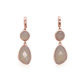 Photograph: Sarah Alexander Nomad Gray Chalcedony Double Drop Earrings