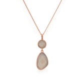 Photograph: Sarah Alexander Nomad Gray Chalcedony Double Drop Pendant