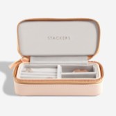 Photograph: Stackers Blush and Rose Gold Zipped Travel Jewellery Box