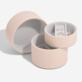 Photograph: Stackers Blush Bedside Table Jewellery Box Pod