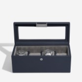 Photograph: Stackers Navy 4 Piece Watch Box