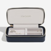 Photograph: Stackers Navy Zipped Travel Jewelry Box