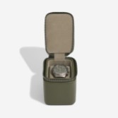 Photograph: Stackers Olive Green Zipped Travel Watch Box