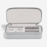 Photograph: Stackers Pebble Gray Zipped Travel Jewelry Box