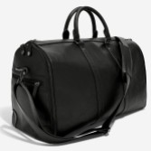 Photograph: Stackers Sac de costume de week-end noir pour hommes