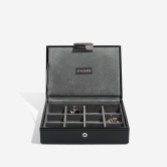 Fotograf: Stackers Smooth Black Faux Leather Cufflink Box
