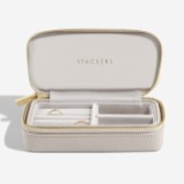 Photograph: Stackers Taupe Zipped Travel Jewelry Box