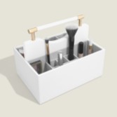 Photograph: Stackers White Pebble Cosmetic Organiser