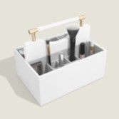 Photograph: Stackers White Pebble Cosmetic Organizer