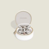 Photograph: Stackers White Pebble Oyster Travel Jewelry Box