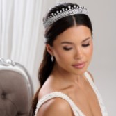 Fotografia: Tiara nuziale in cristallo Windsor Cubic Zirconia