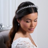 Photograph: Versailles Vintage Inspired Cubic Zirconia Bridal Tiara (diadème de mariage)